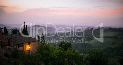 Tuscany dawn