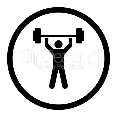 Power lifting icon