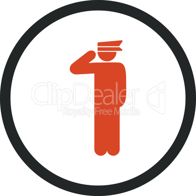 Bicolor Orange-Gray--police officer.eps