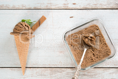 Chocolate ice cream