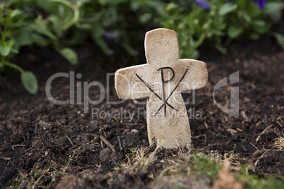 Crucifix at the grave