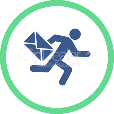BiColor Cobalt-Cyan--mail courier.eps