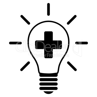 Creative Medicine Bulb Icon