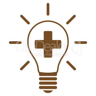 Creative Medicine Bulb Icon