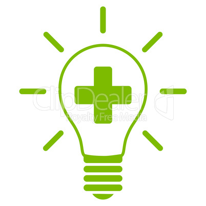 Creative Medicine Bulb Icon