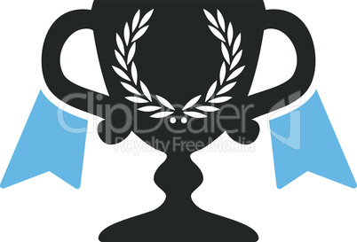 Bicolor Blue-Gray--award cup.eps