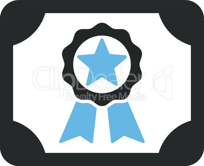 Bicolor Blue-Gray--award diploma.eps
