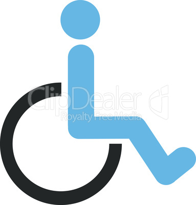 Bicolor Blue-Gray--disabled person.eps