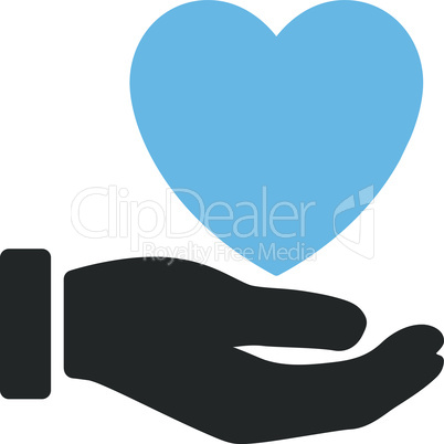 Bicolor Blue-Gray--heart charity.eps