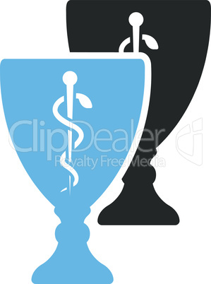 Bicolor Blue-Gray--medical cups.eps