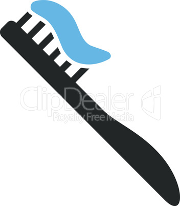 Bicolor Blue-Gray--tooth brush.eps
