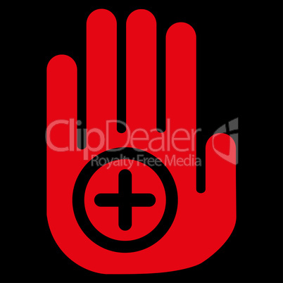 Hand Medical Marker Icon