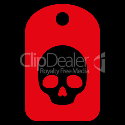 Skull Label Icon