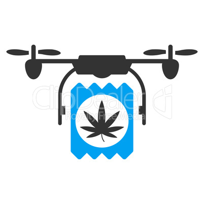 Drugs Drone Delivery Icon