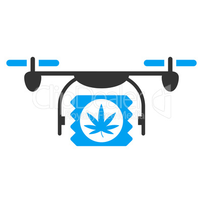 Drugs Drone Shipment Icon