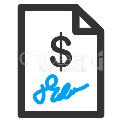 Signed Invoice Icon