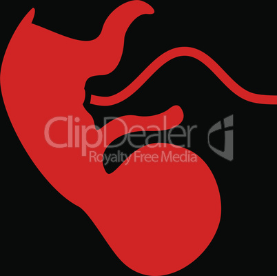 bg-Black Red--ape embryo.eps