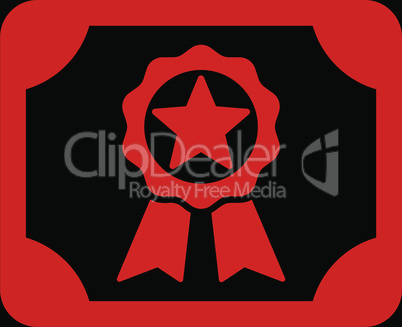 bg-Black Red--award diploma.eps