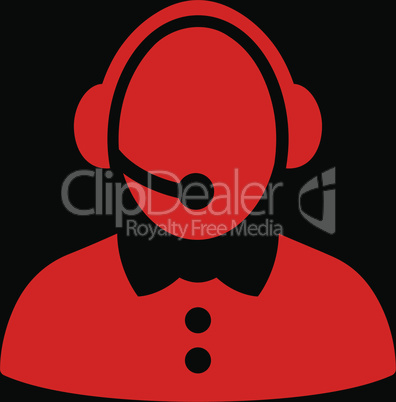 bg-Black Red--call center woman.eps