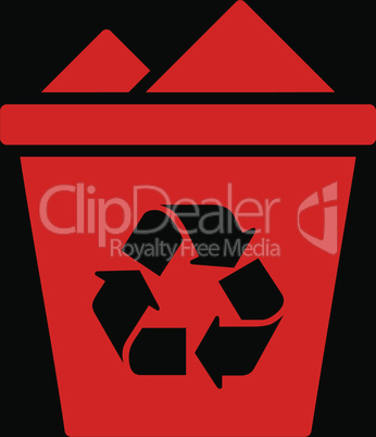 bg-Black Red--full recycle bin.eps