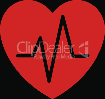 bg-Black Red--heart ekg.eps