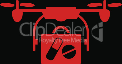 bg-Black Red--medical drone shipment.eps