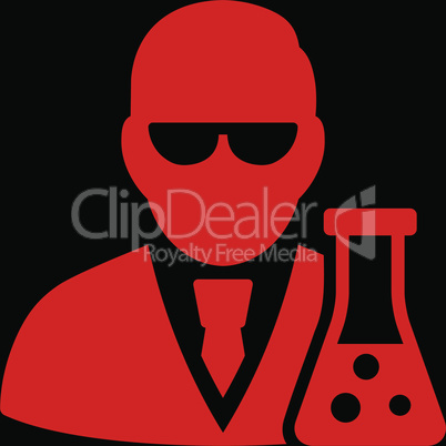 bg-Black Red--scientist with flask.eps