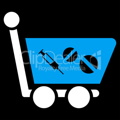 Medication Shopping Cart Icon