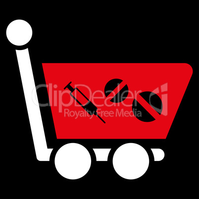 Medication Shopping Cart Icon