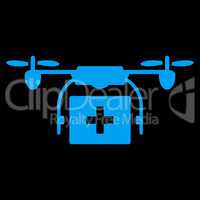 Medical Drone Shipment Icon