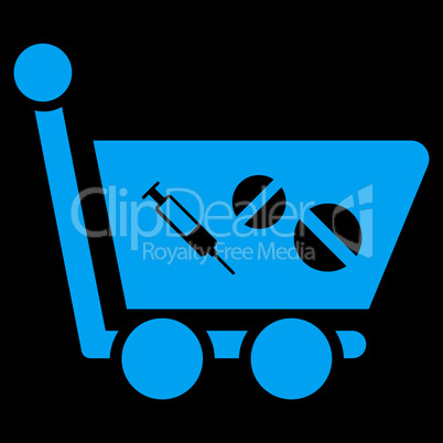 Medication Shopping Cart Icon