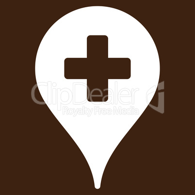 Clinic Map Pointer Icon