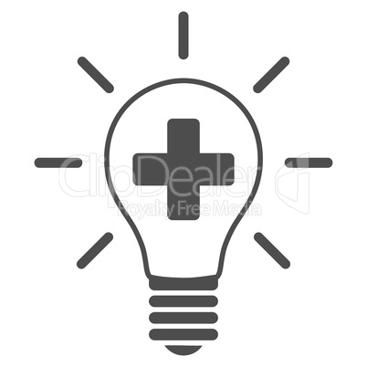 Creative Medicine Bulb Icon