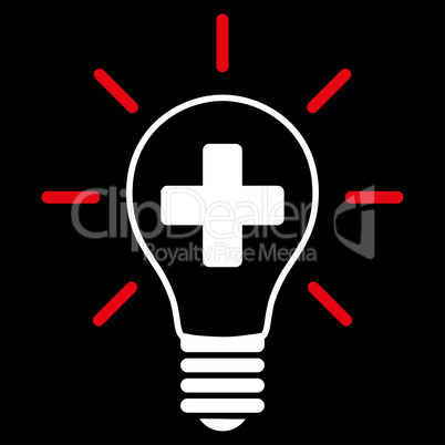 Creative Medicine Bulb Icon