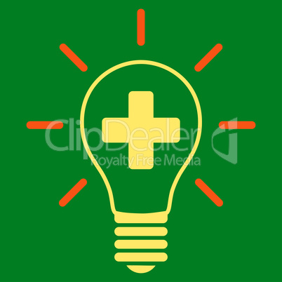 Creative Medicine Bulb Icon