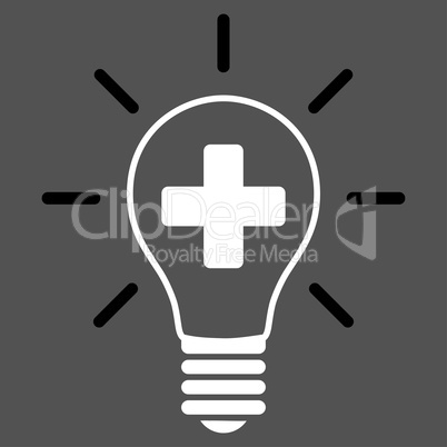 Creative Medicine Bulb Icon