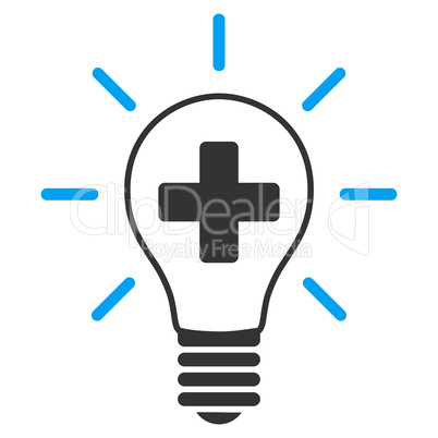 Creative Medicine Bulb Icon