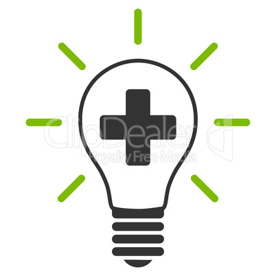 Creative Medicine Bulb Icon