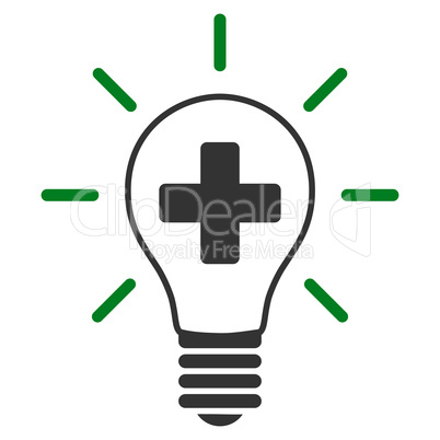 Creative Medicine Bulb Icon