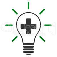 Creative Medicine Bulb Icon