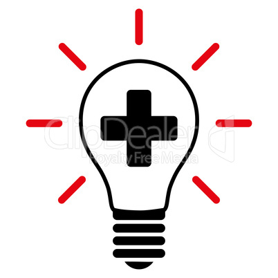 Creative Medicine Bulb Icon