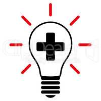 Creative Medicine Bulb Icon