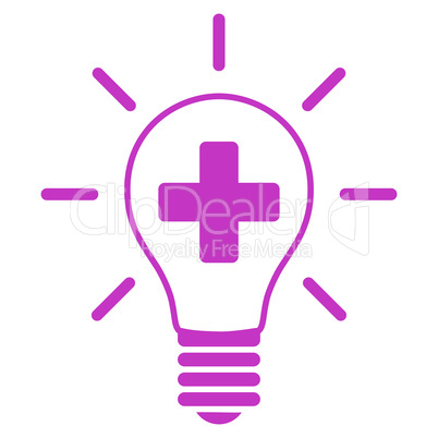 Creative Medicine Bulb Icon