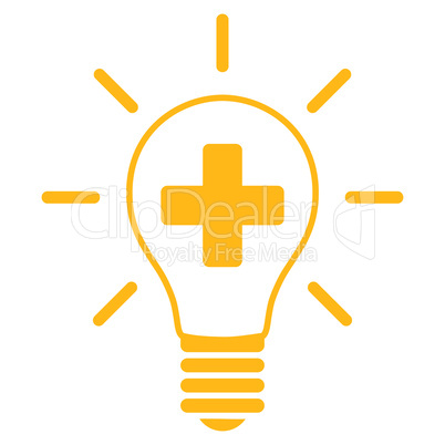 Creative Medicine Bulb Icon