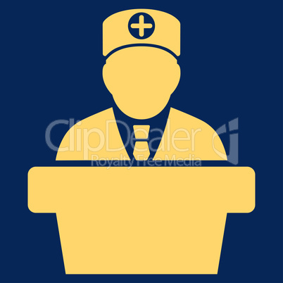 Medical Official Lecture Icon