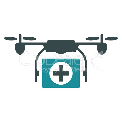 Medical Drone Icon Medical Drone Icon