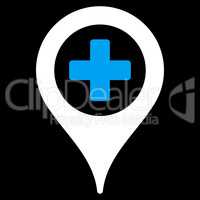 Hospital Map Pointer Icon