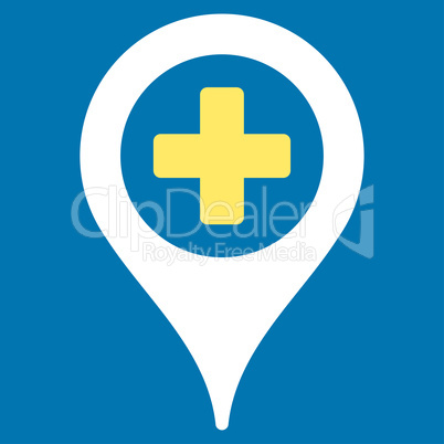 Hospital Map Pointer Icon