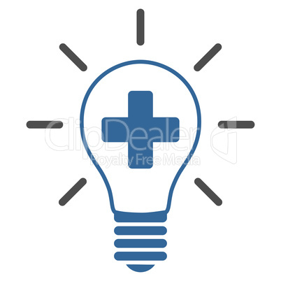 Creative Medicine Bulb Icon