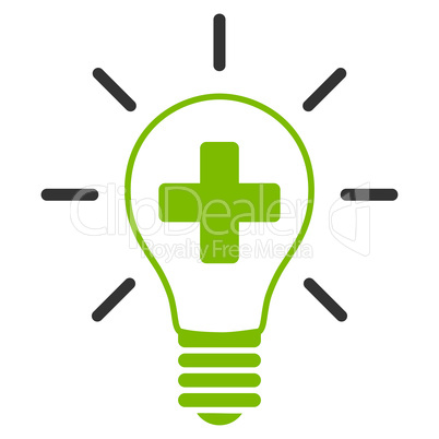 Creative Medicine Bulb Icon